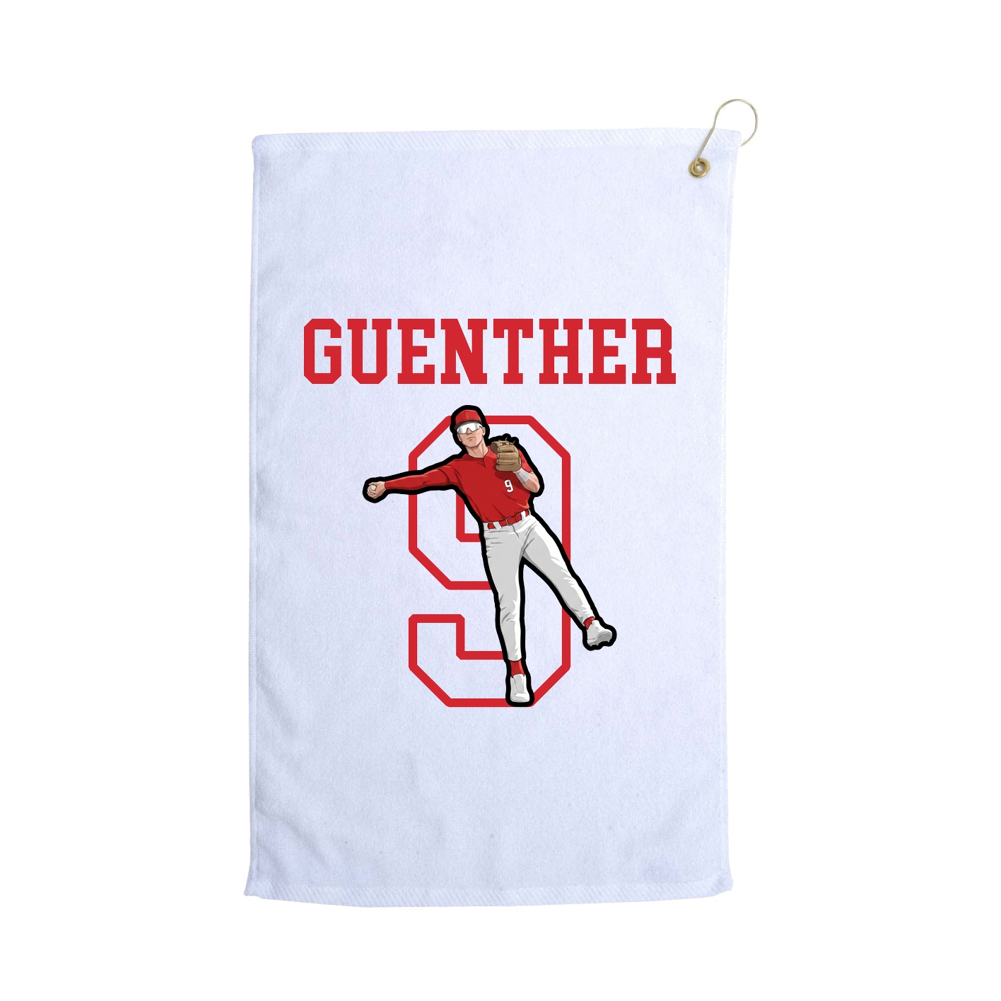 Golf Towel — Shirsey in White