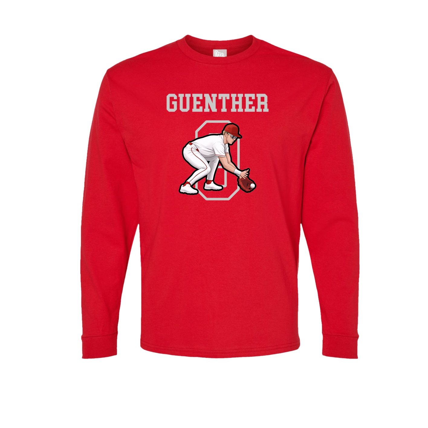 Long Sleeve Tee — Shirsey in Red