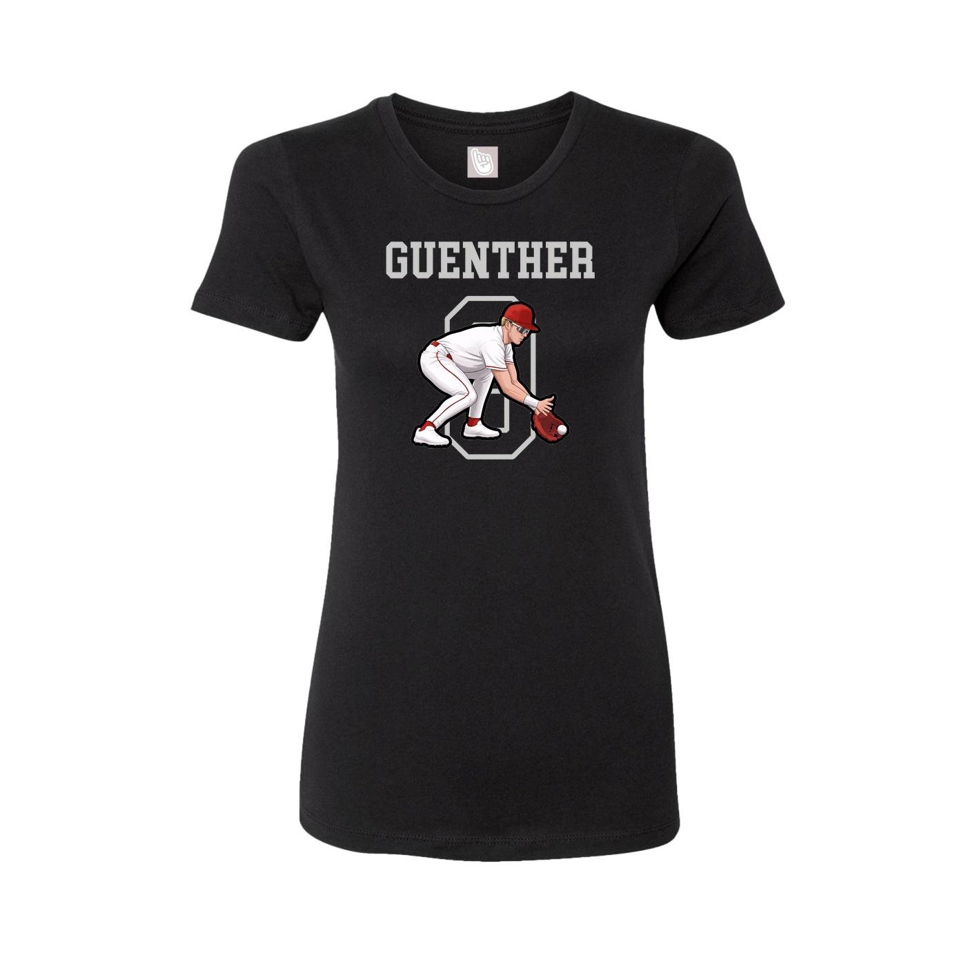 Fitted Women's Tee — Shirsey in Black