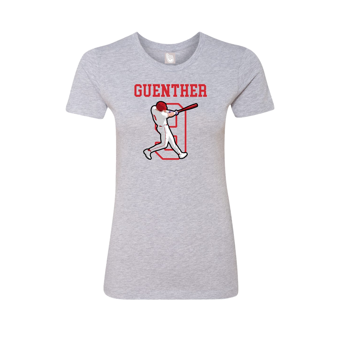 Fitted Women's Tee — Shirsey in Grey