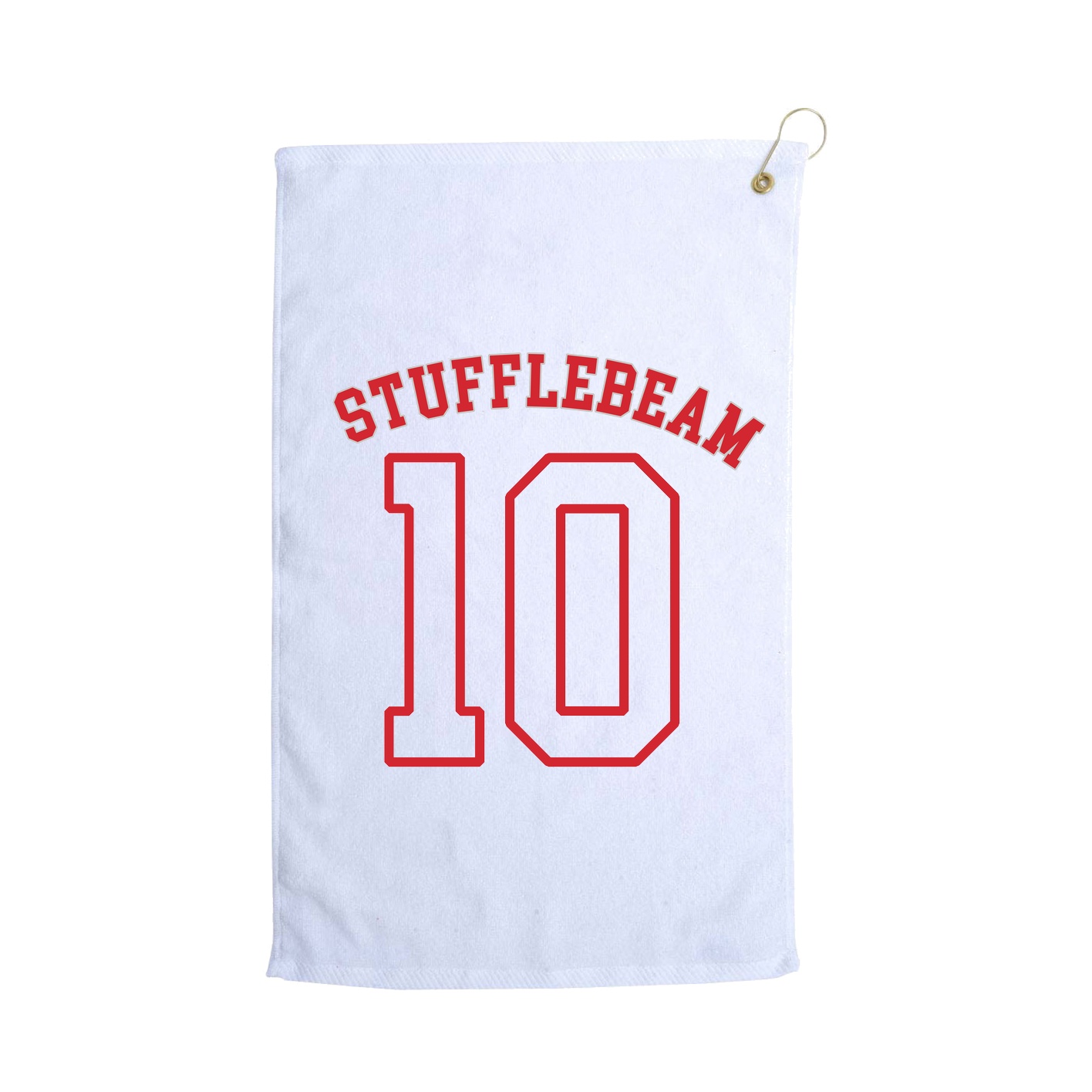 Golf Towel — Shirsey Arch in White