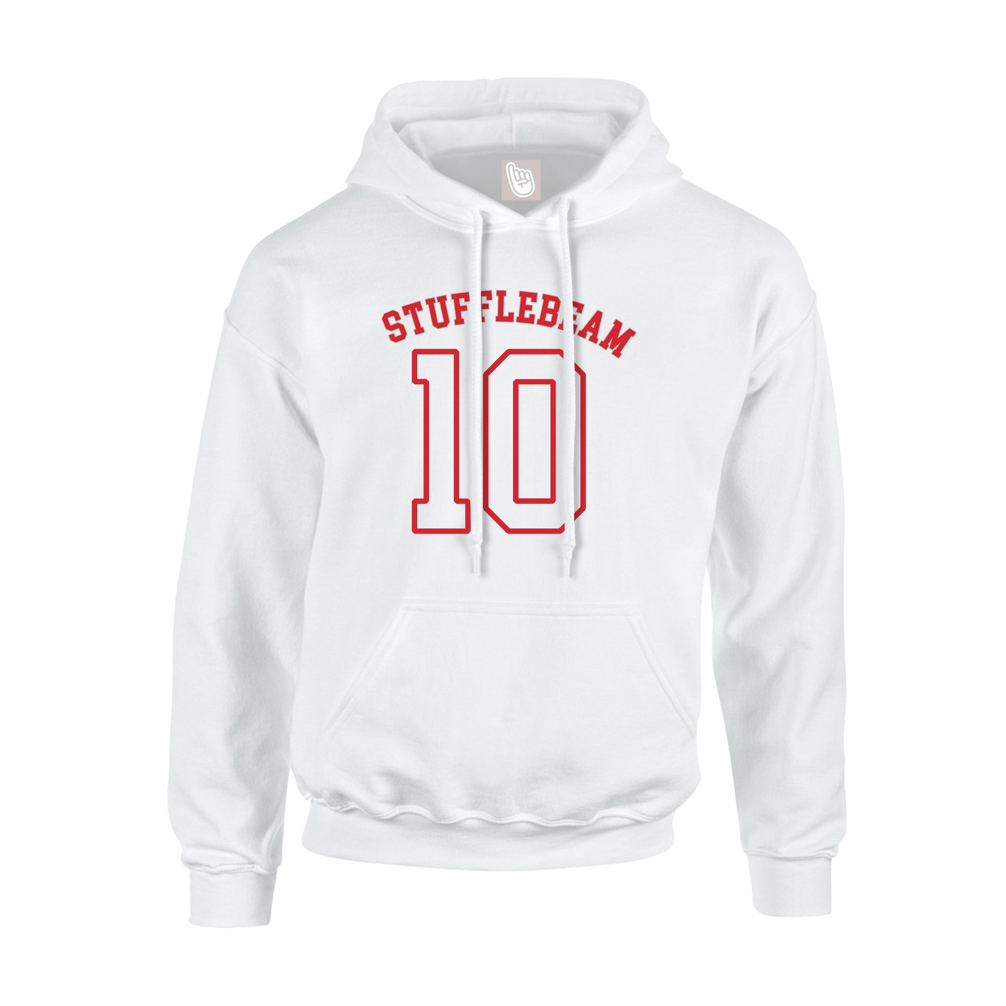 Hoodie — Shirsey Arch in White