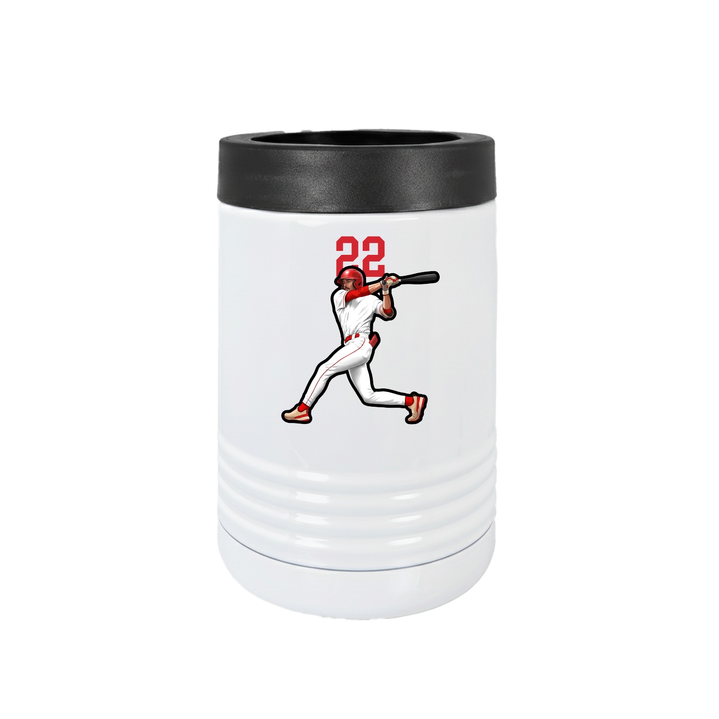 Beverage Holder — Number Top in White