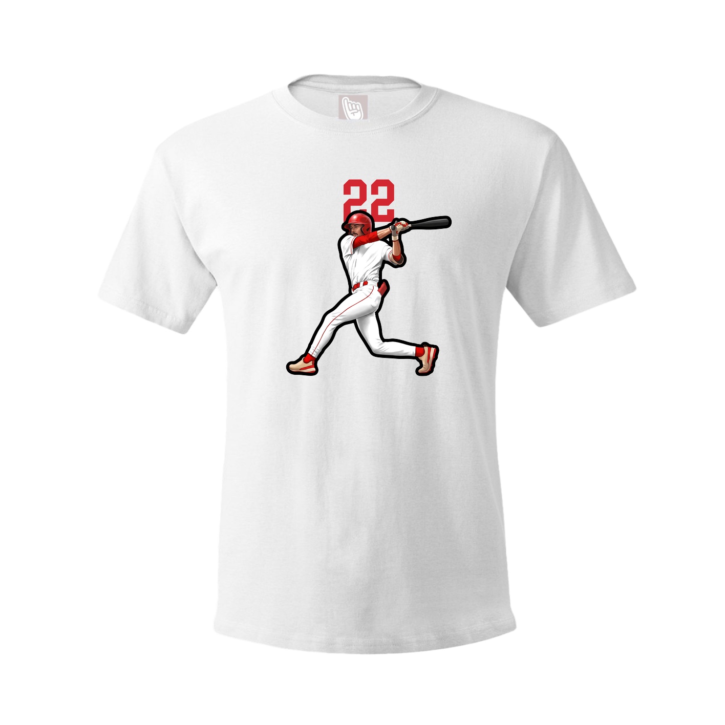 Tee — Number Top in White