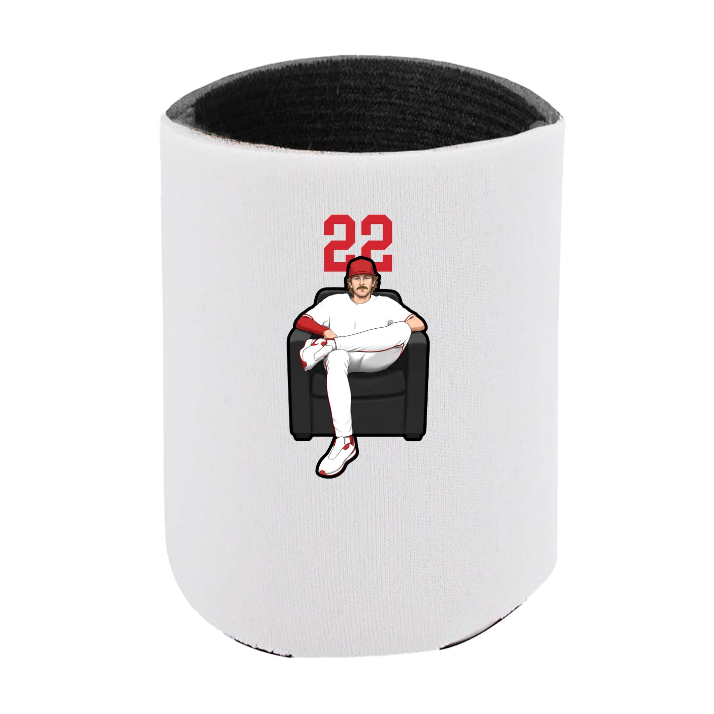 Can Holder — Number Top in White
