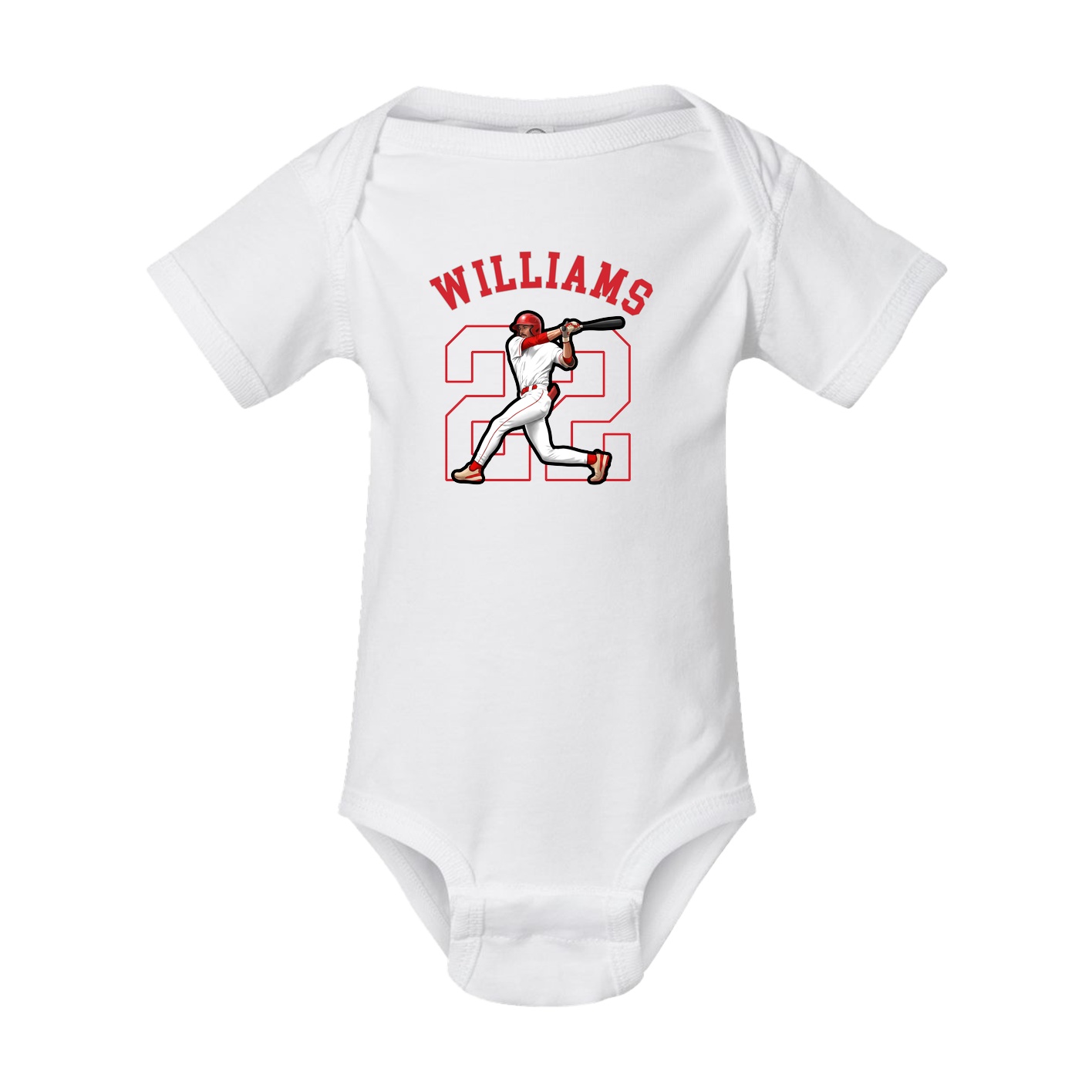 Baby Onesie — Shirsey Arch in White