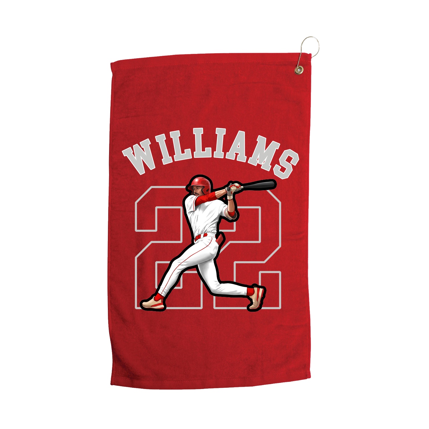 Golf Towel — Shirsey Arch in Red