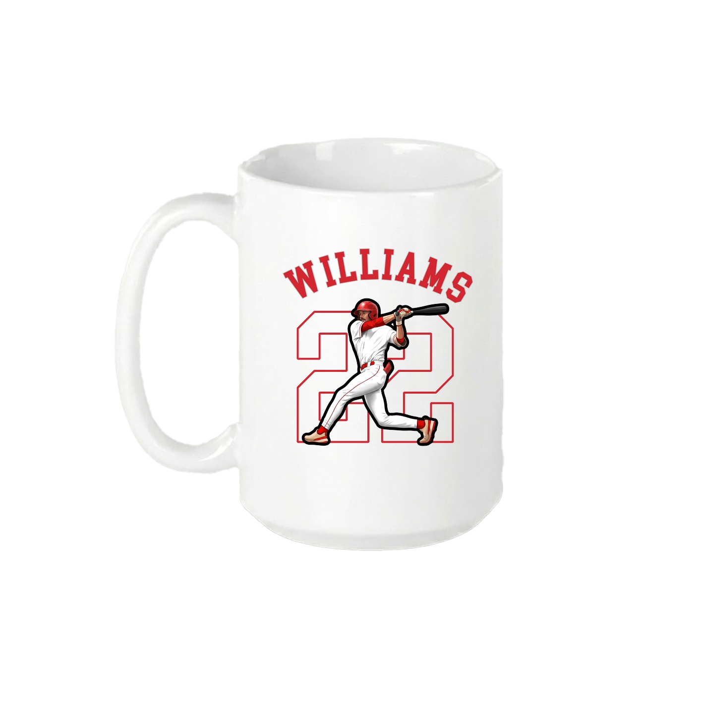 15oz Coffee Mug — Shirsey Arch in White