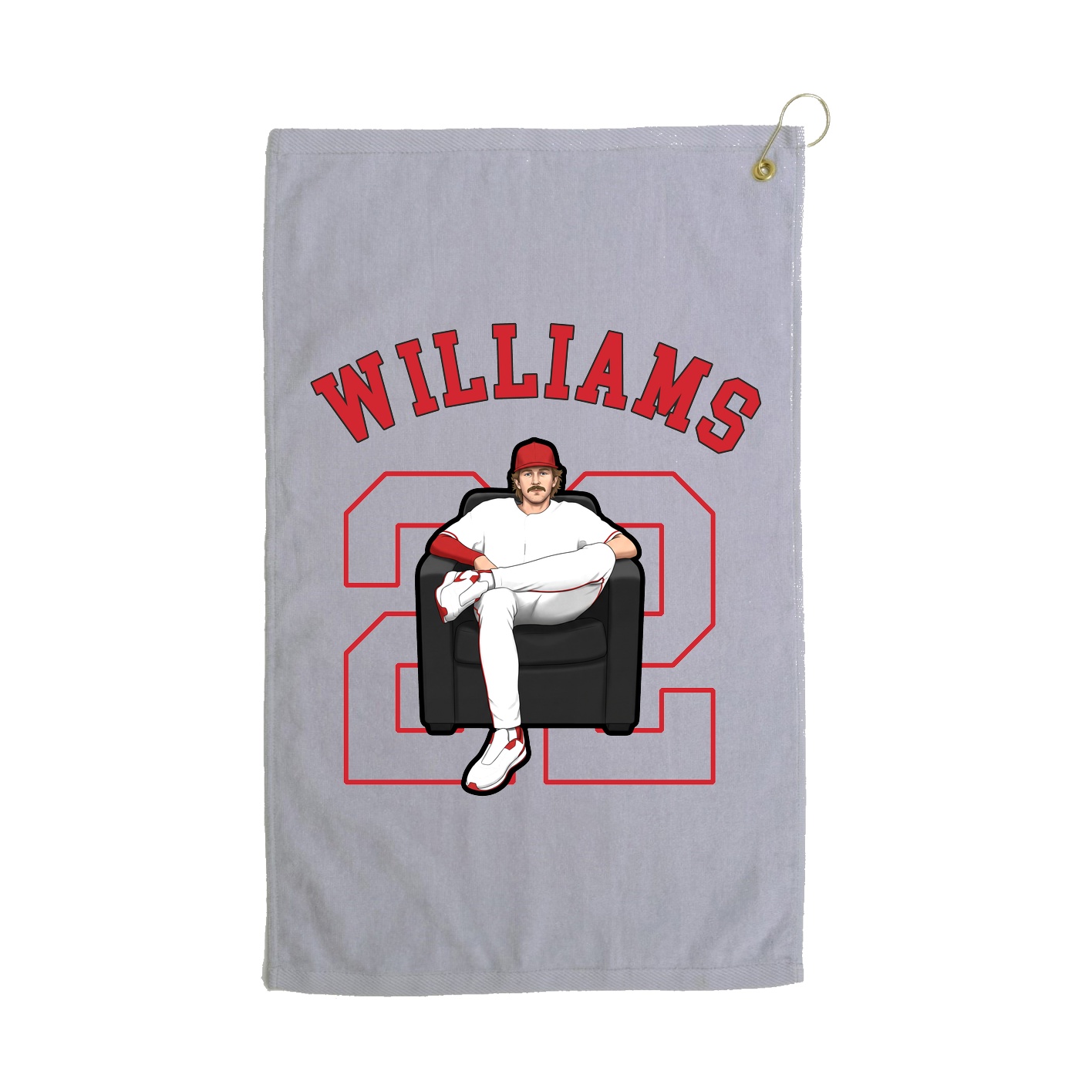 Golf Towel — Shirsey Arch in Grey
