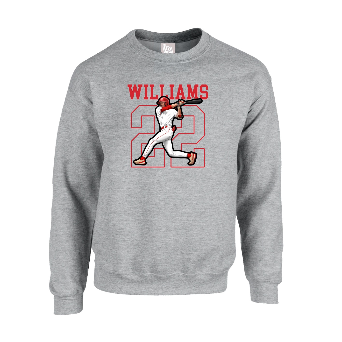Fleece Crew — Shirsey in Grey