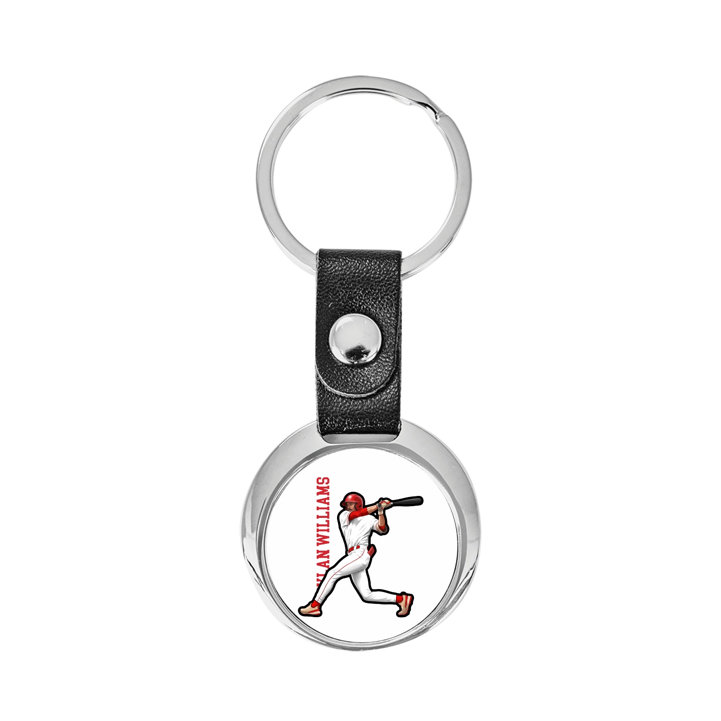 Key Chain — Name Vertical in Classic