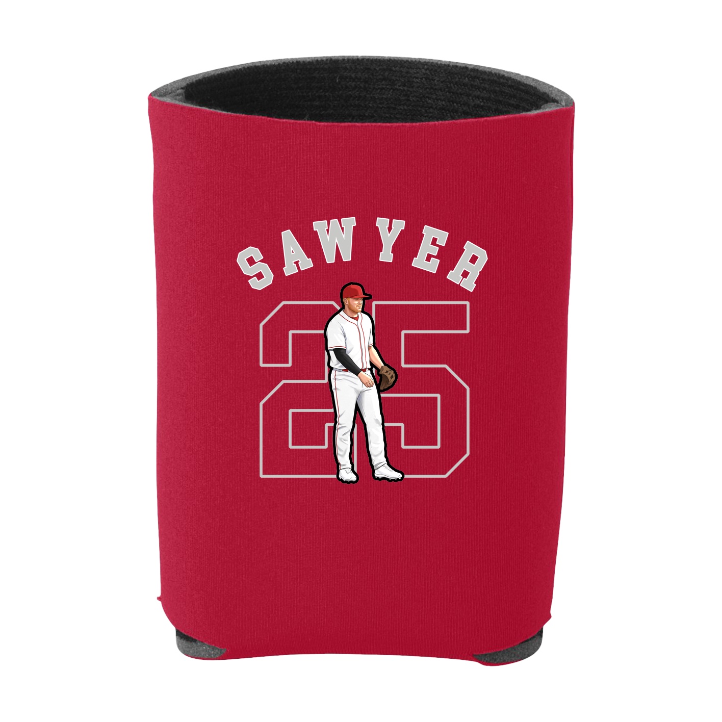 Can Holder — Shirsey Arch in Red