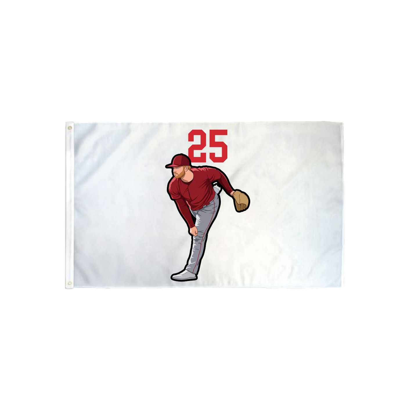 3x5 Flag — Number Top in Classic