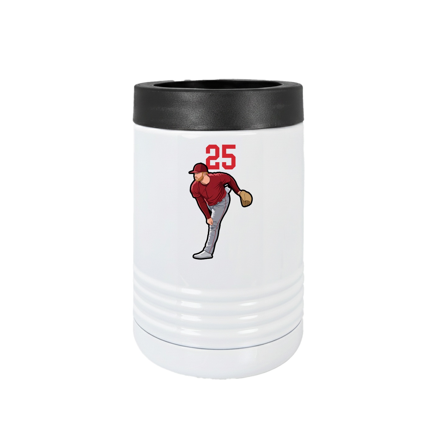 Beverage Holder — Number Top in White