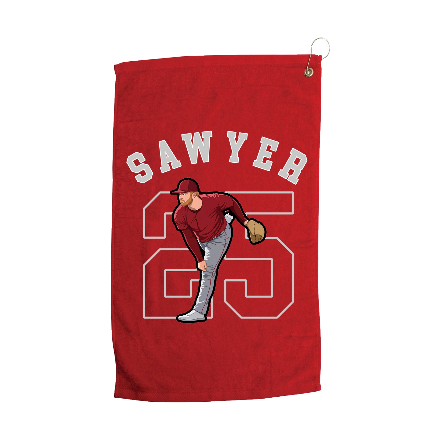 Golf Towel — Shirsey Arch in Red