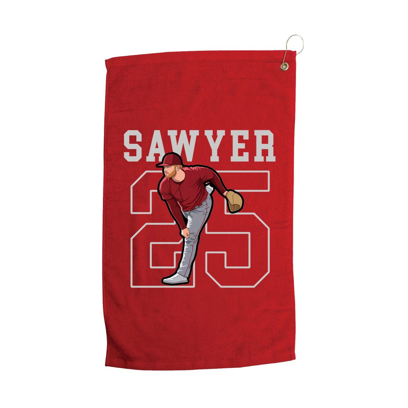Golf Towel — Shirsey in Red