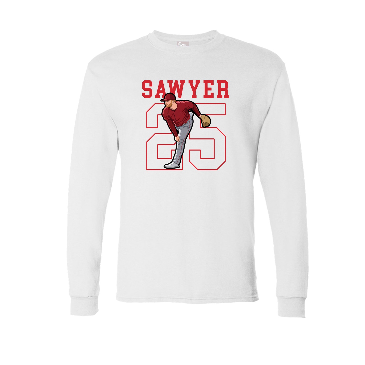 Long Sleeve Tee — Shirsey in White
