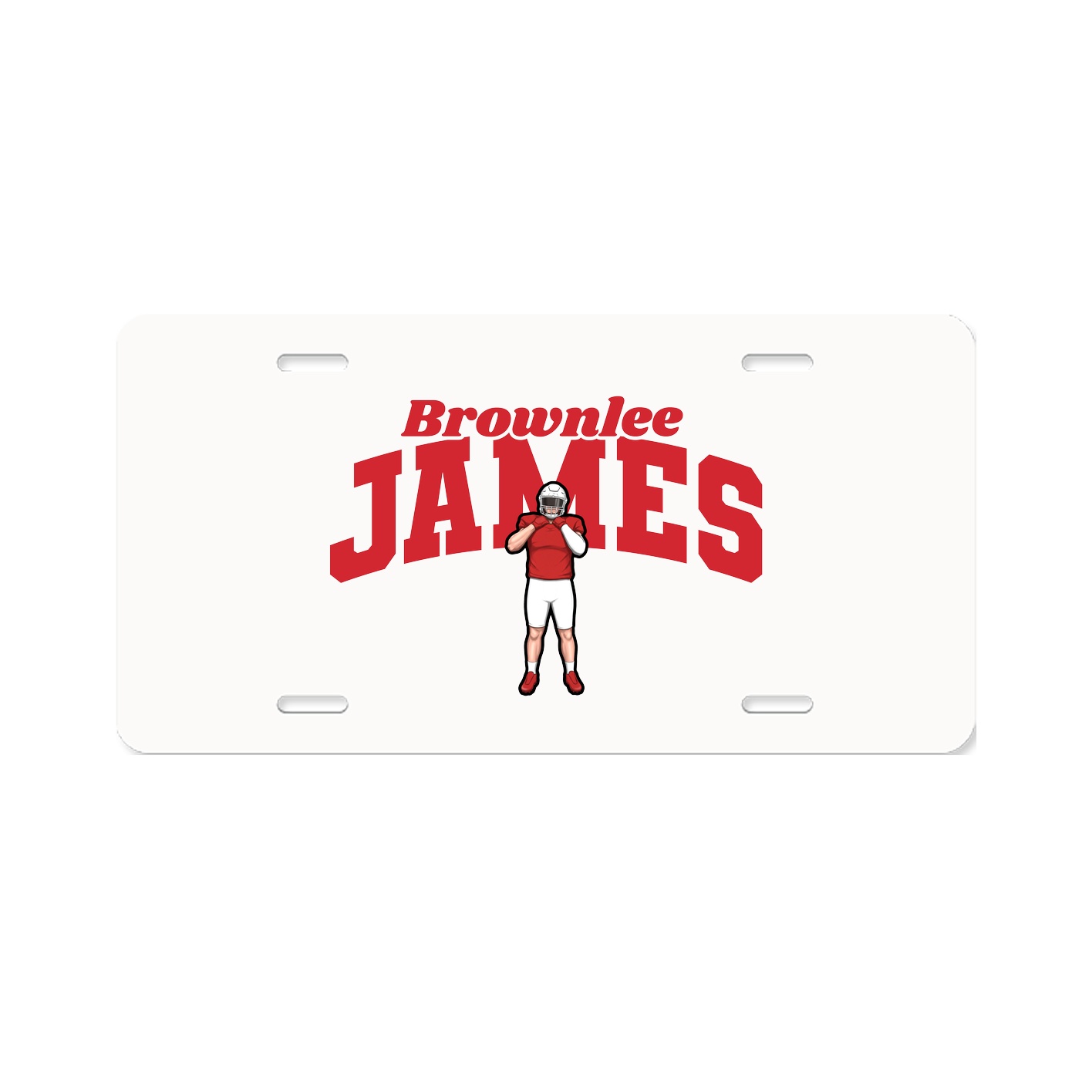 License Plate — Signature Arch in Classic