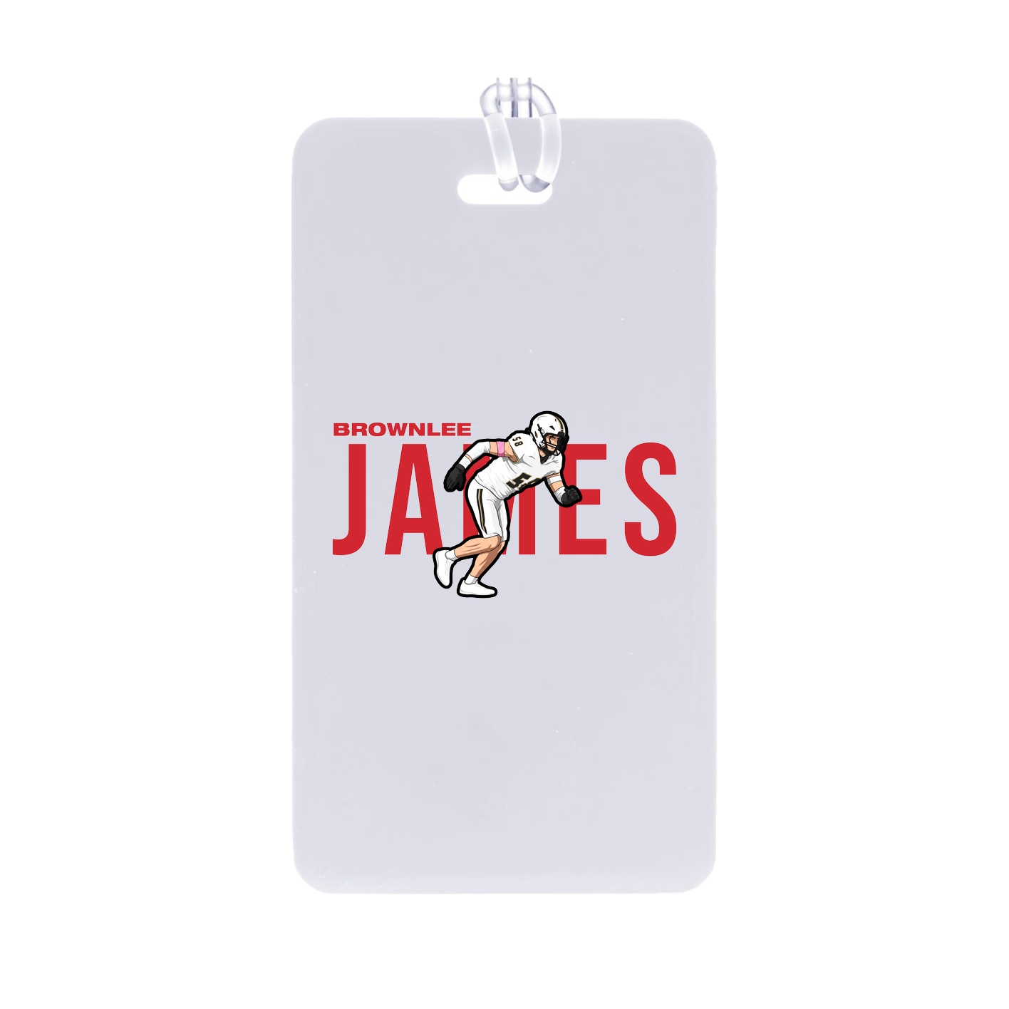Bag Tag — Player Name in Classic