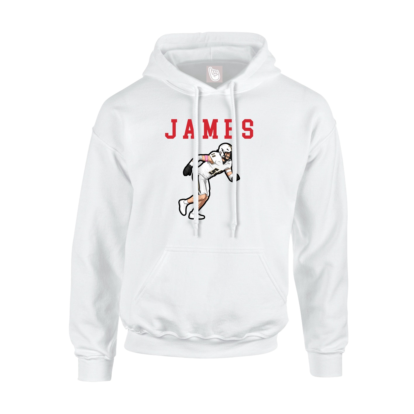 Hoodie — Shirsey in White