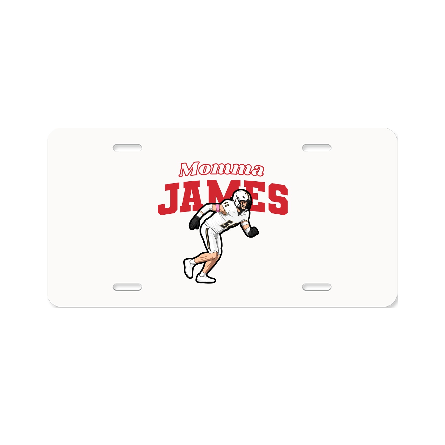 License Plate — Mothers Day Block in Classic