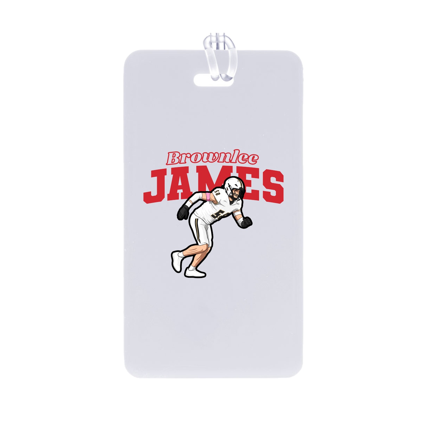 Bag Tag — Name Arch in Classic