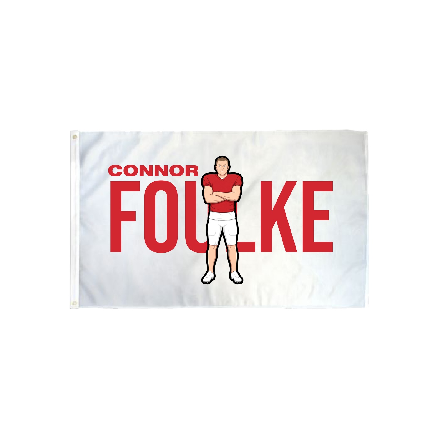3x5 Flag — Player Name in Classic