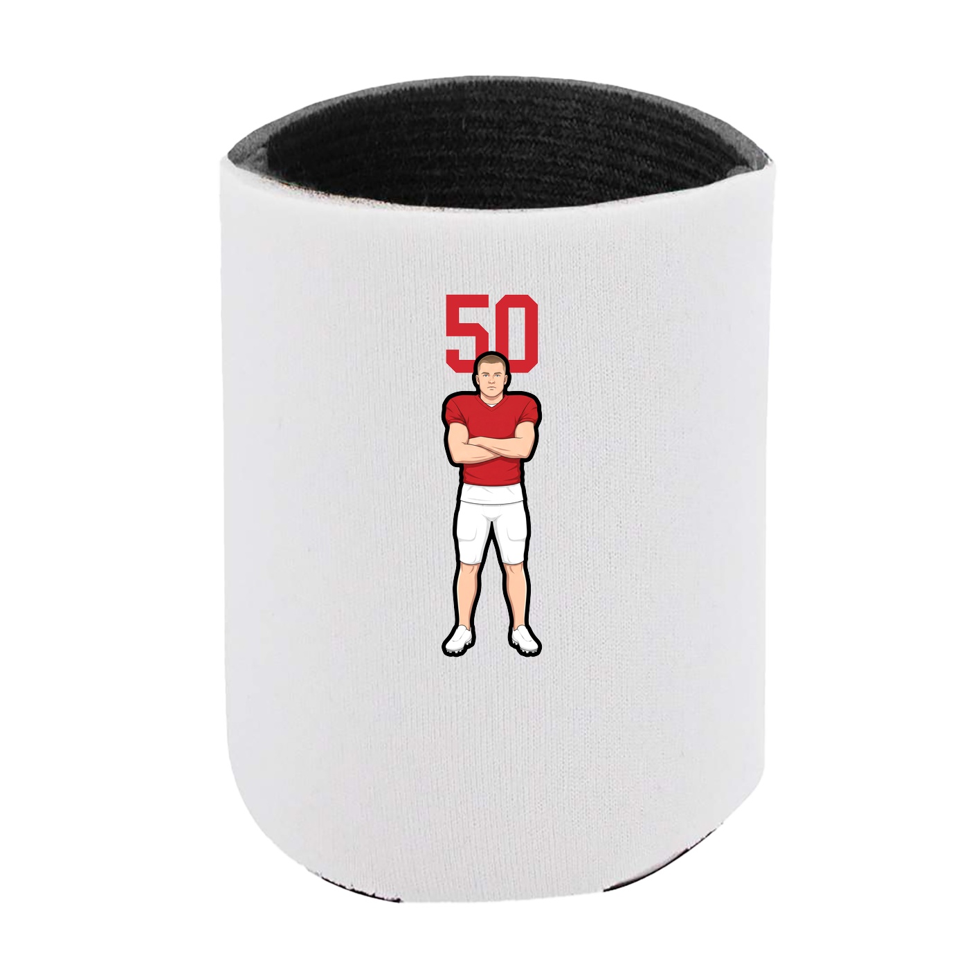 Can Holder — Number Top in White