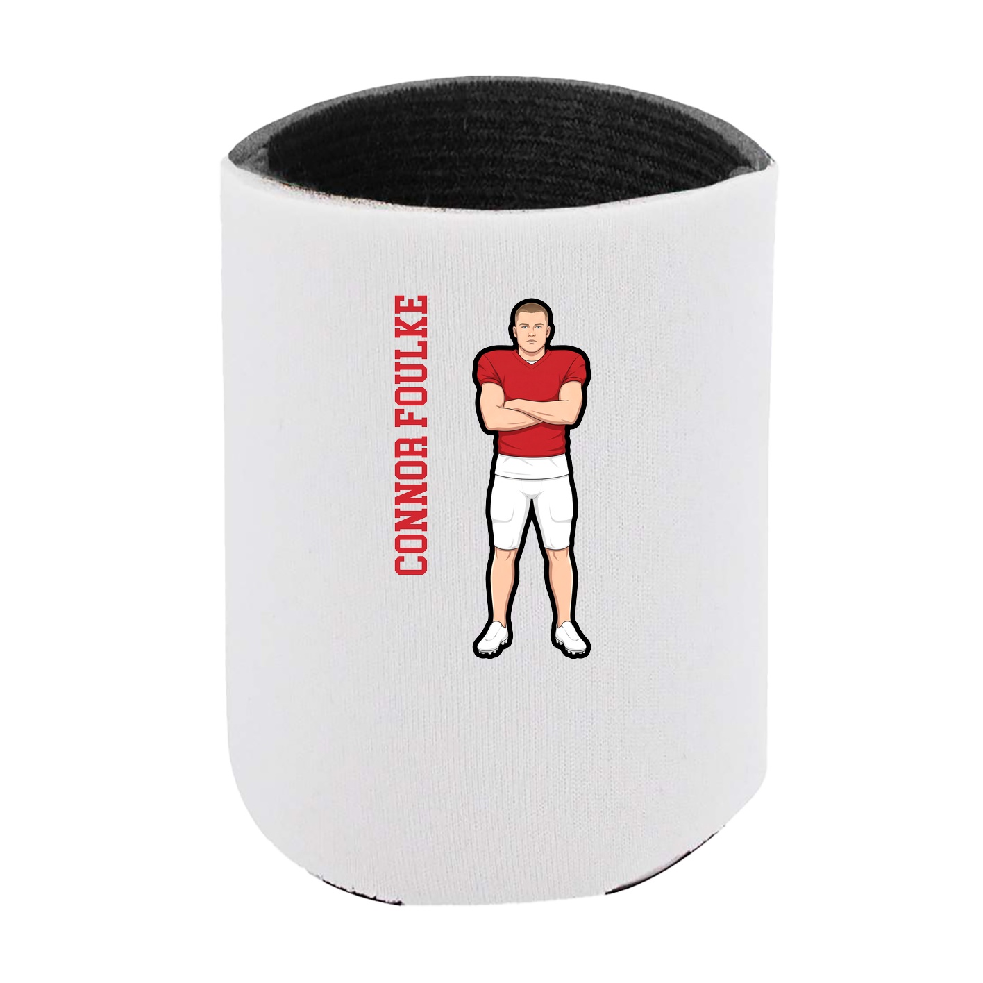 Can Holder — Name Vertical in White