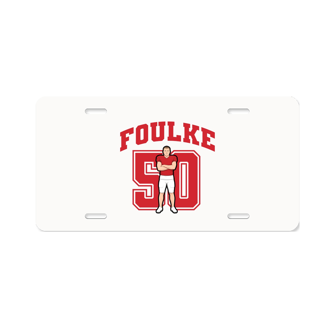 License Plate — Number in Classic