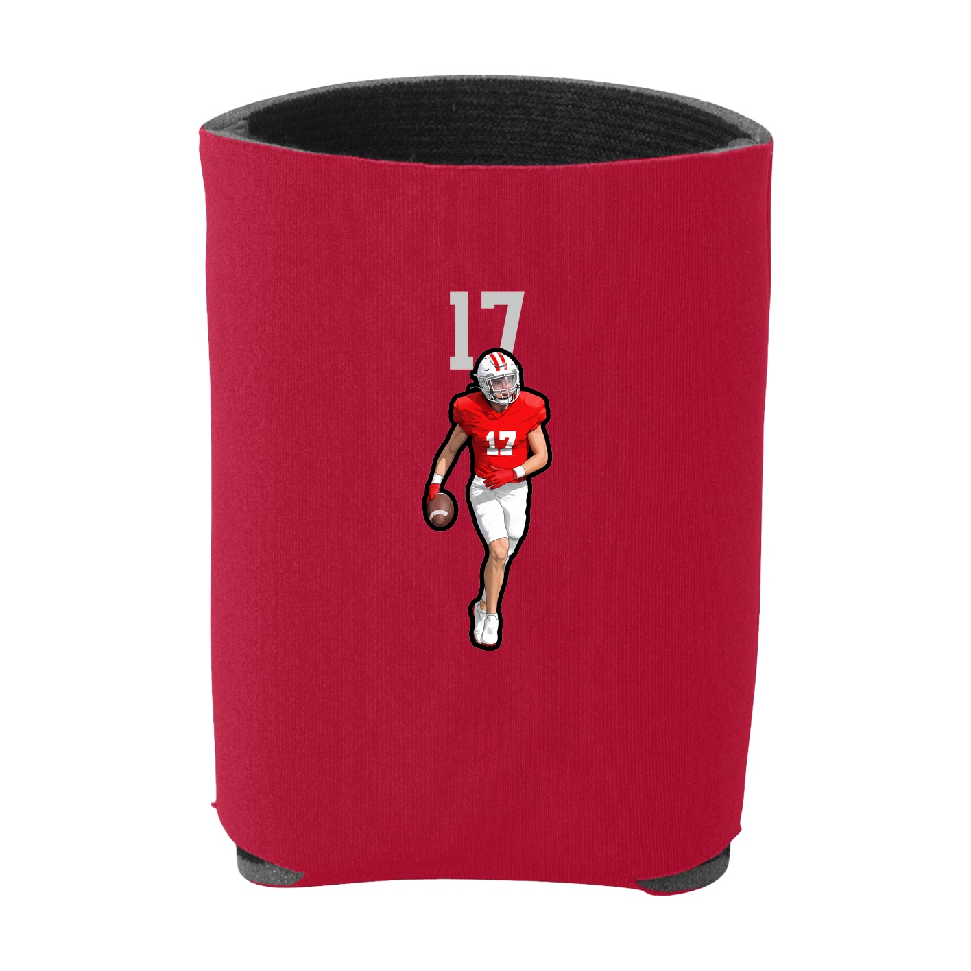 Can Holder — Number Top in Red