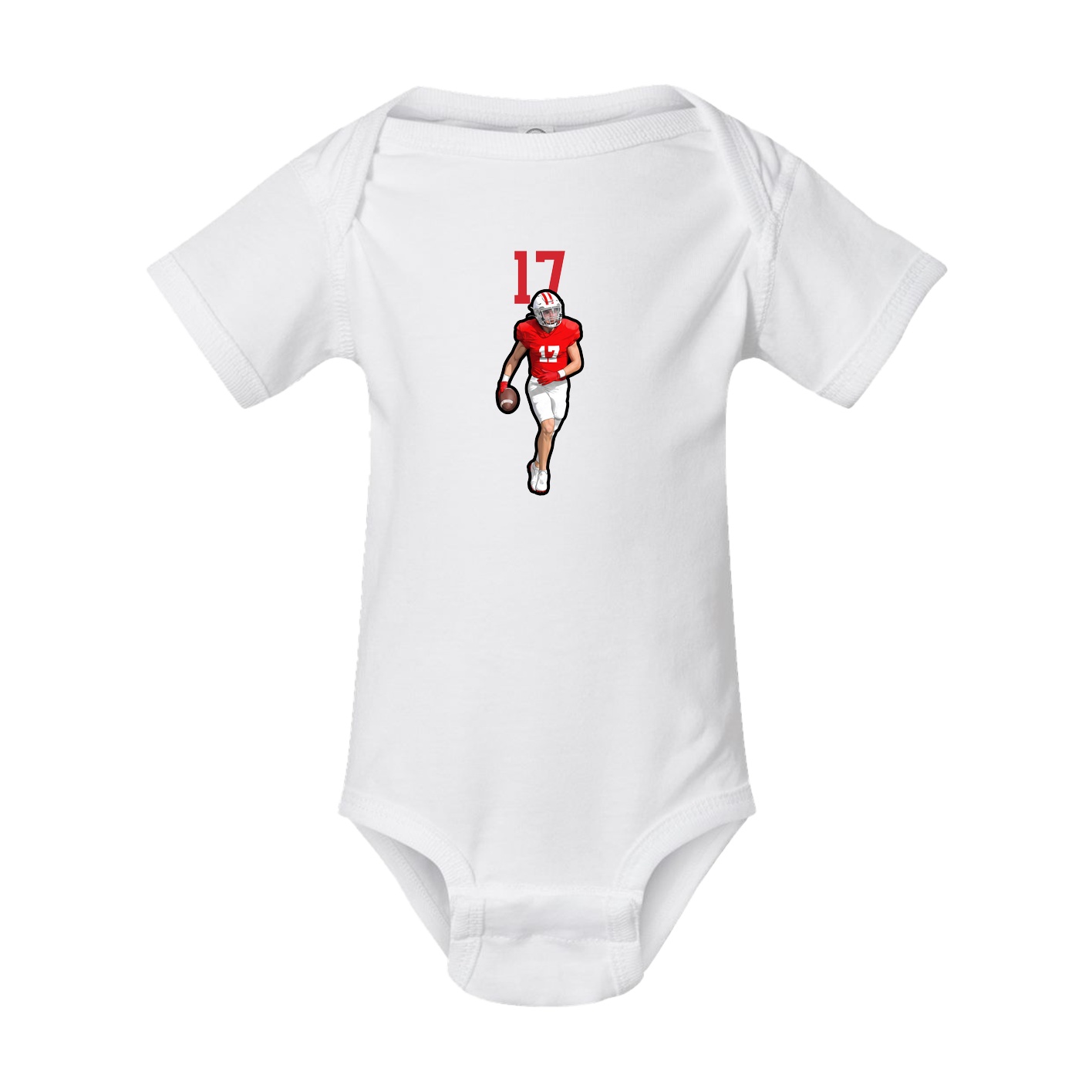 Baby Onesie — Number Top in White