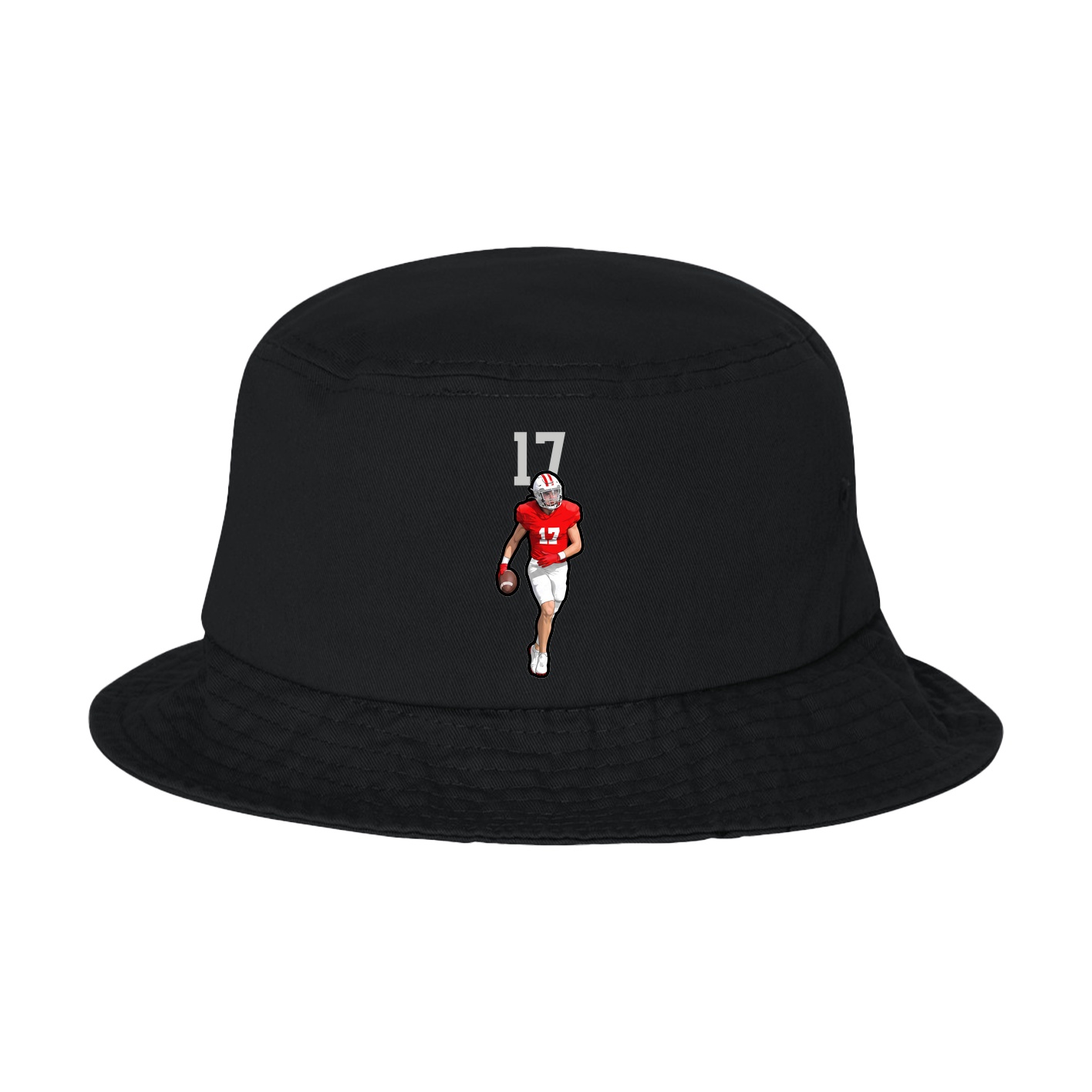 Bucket Cap — Number Top in Black