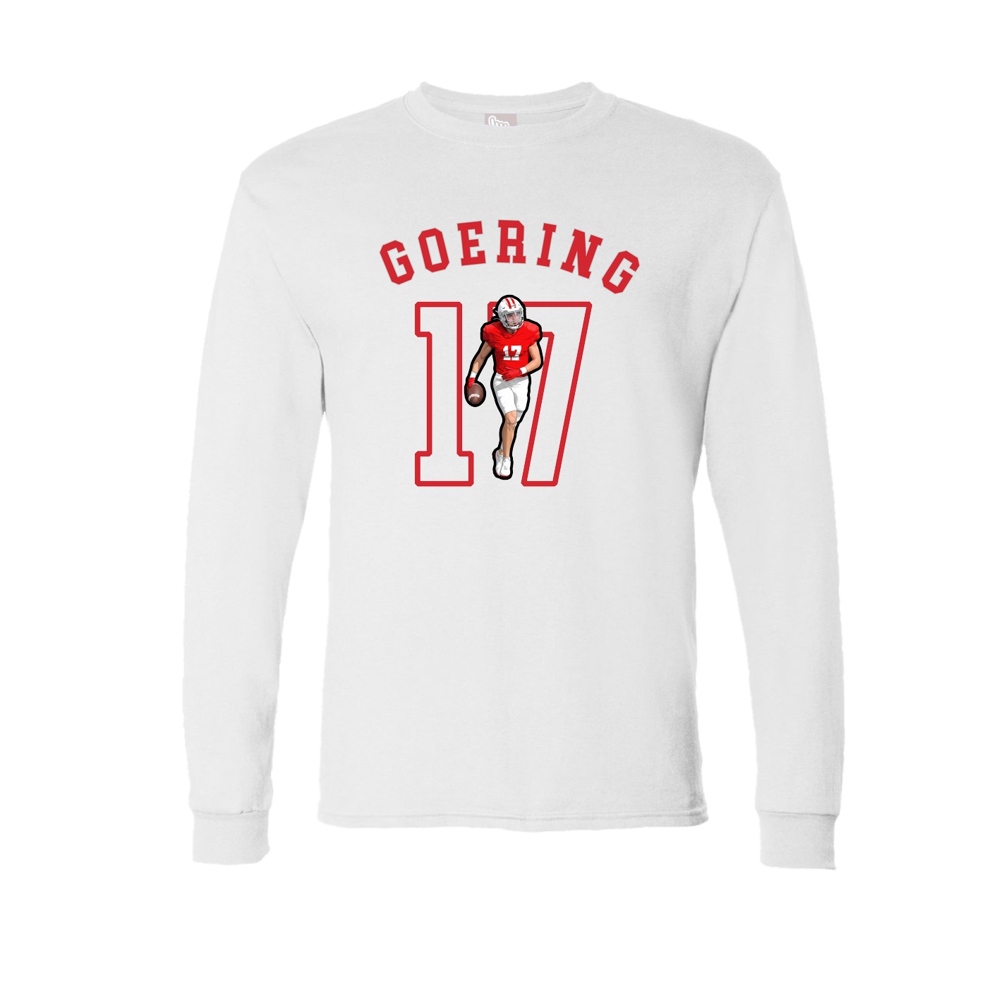 Long Sleeve Tee — Shirsey Arch in White