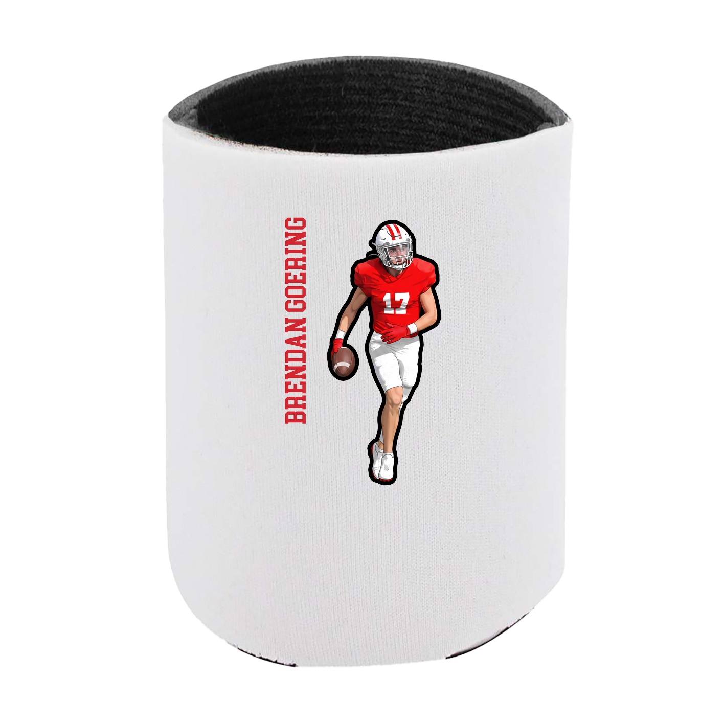 Can Holder — Name Vertical in White