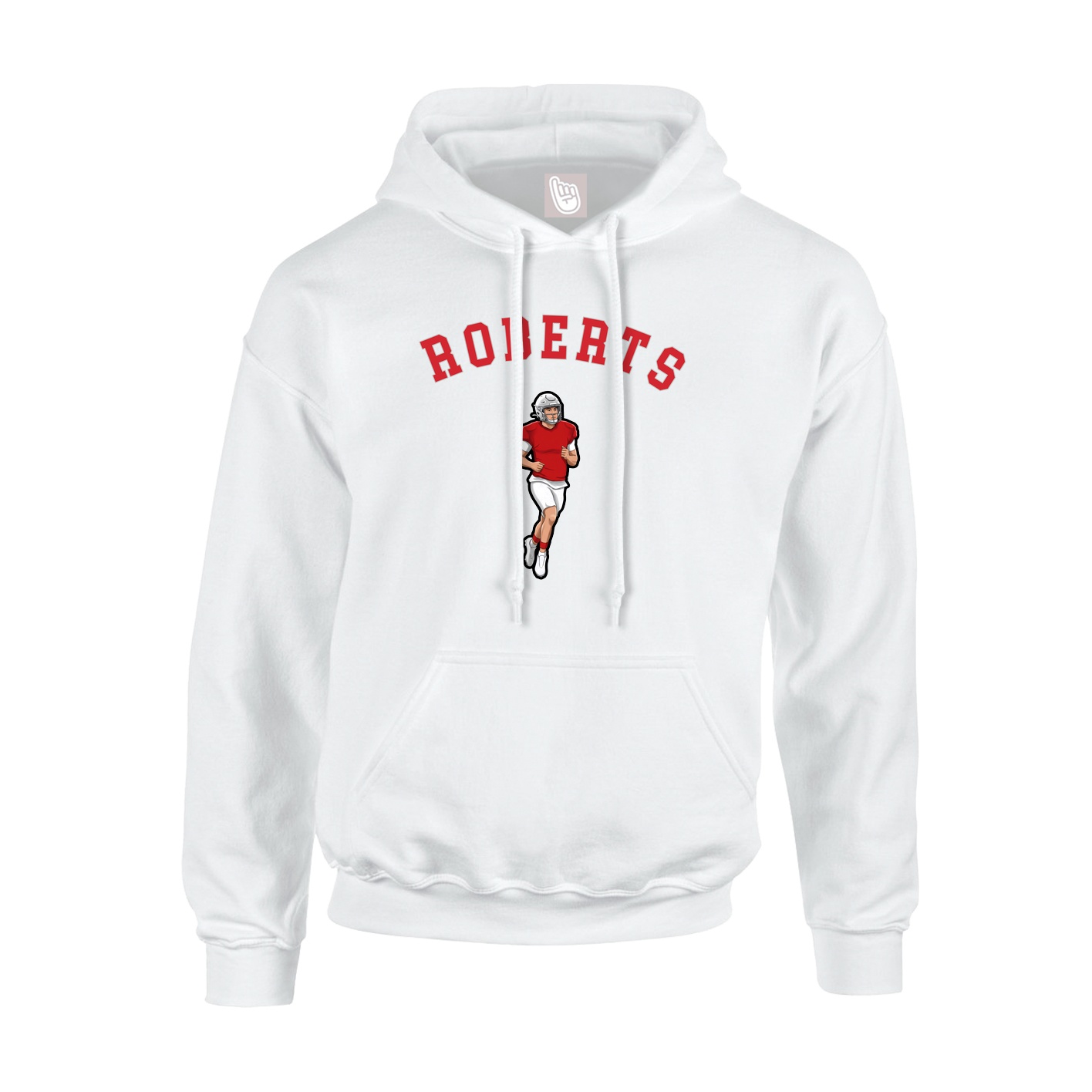 Hoodie — Shirsey Arch in White