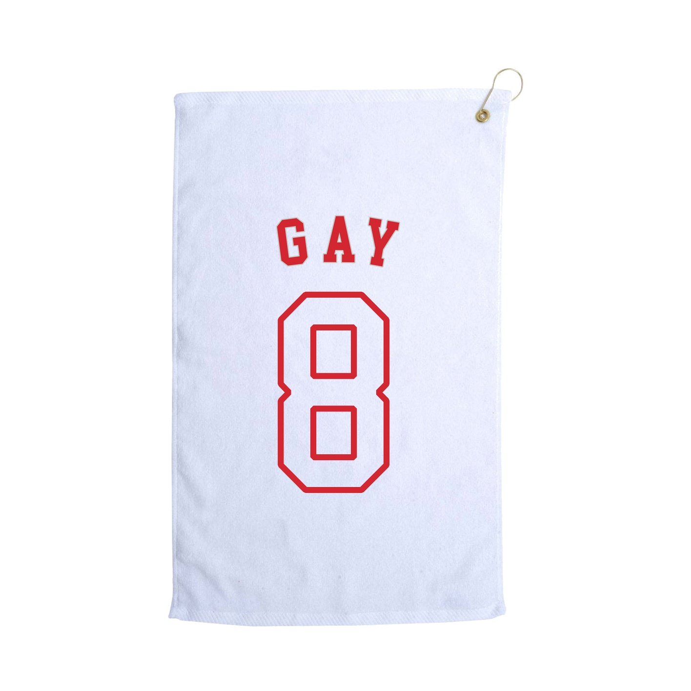 Golf Towel — Shirsey Arch in White