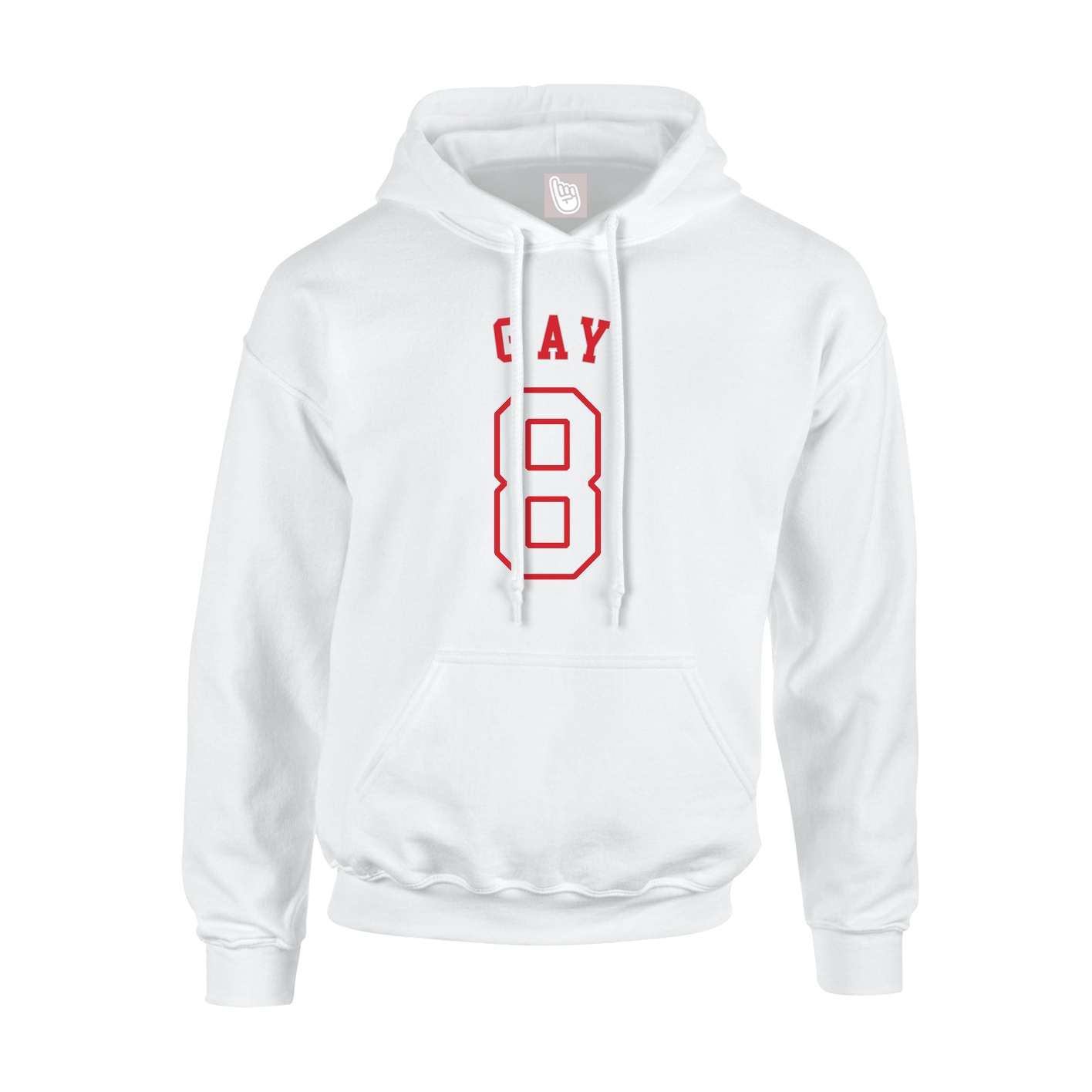 Hoodie — Shirsey Arch in White