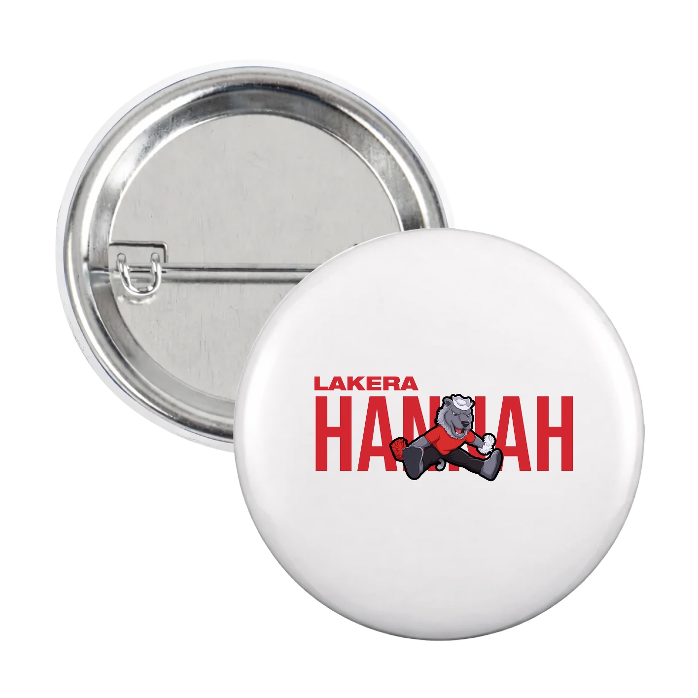 Game Day Button — Player Name in White