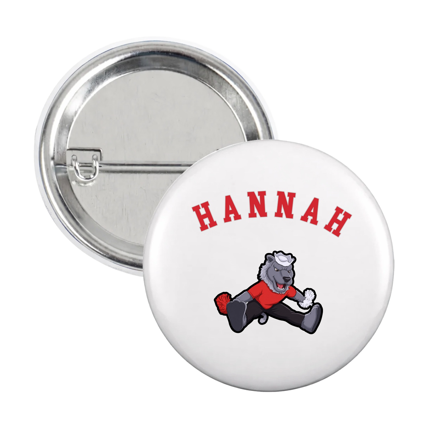 Game Day Button — Shirsey Arch in White