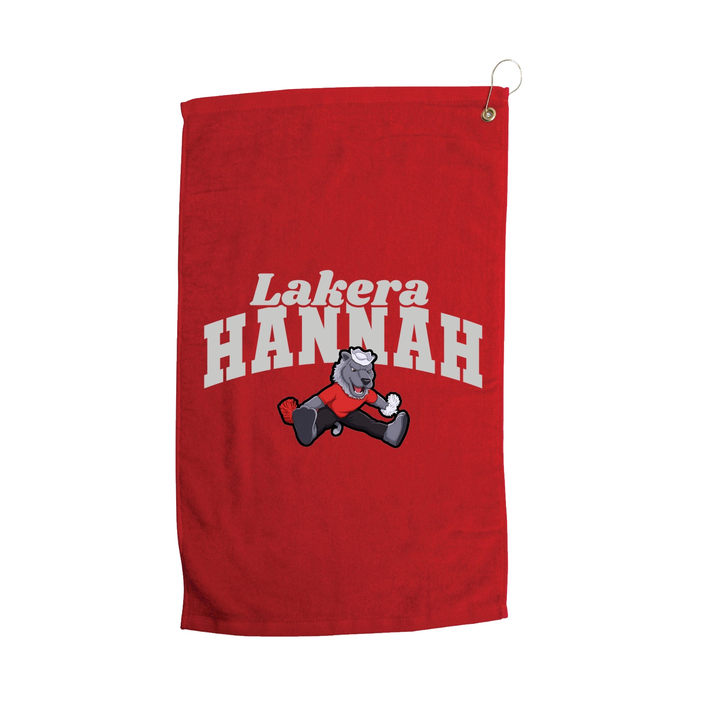 Golf Towel — Signature Arch in Red
