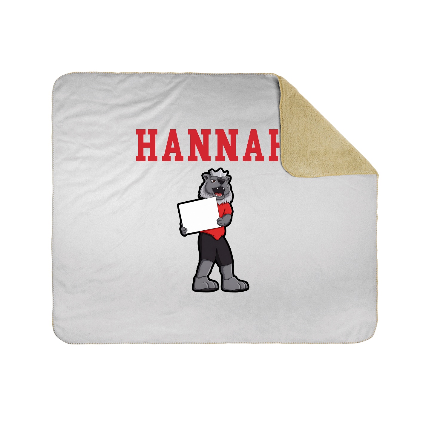 Throw Blanket — Shirsey in White
