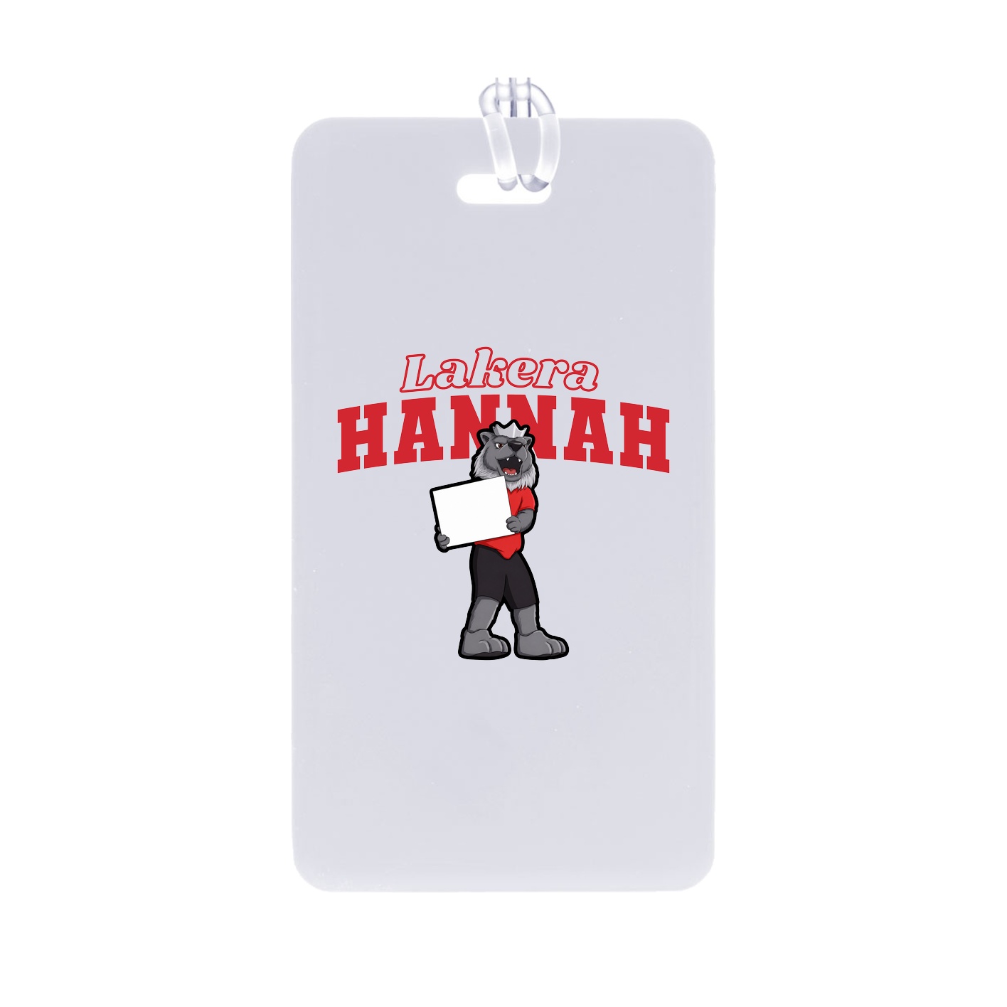 Bag Tag — Name Arch in Classic