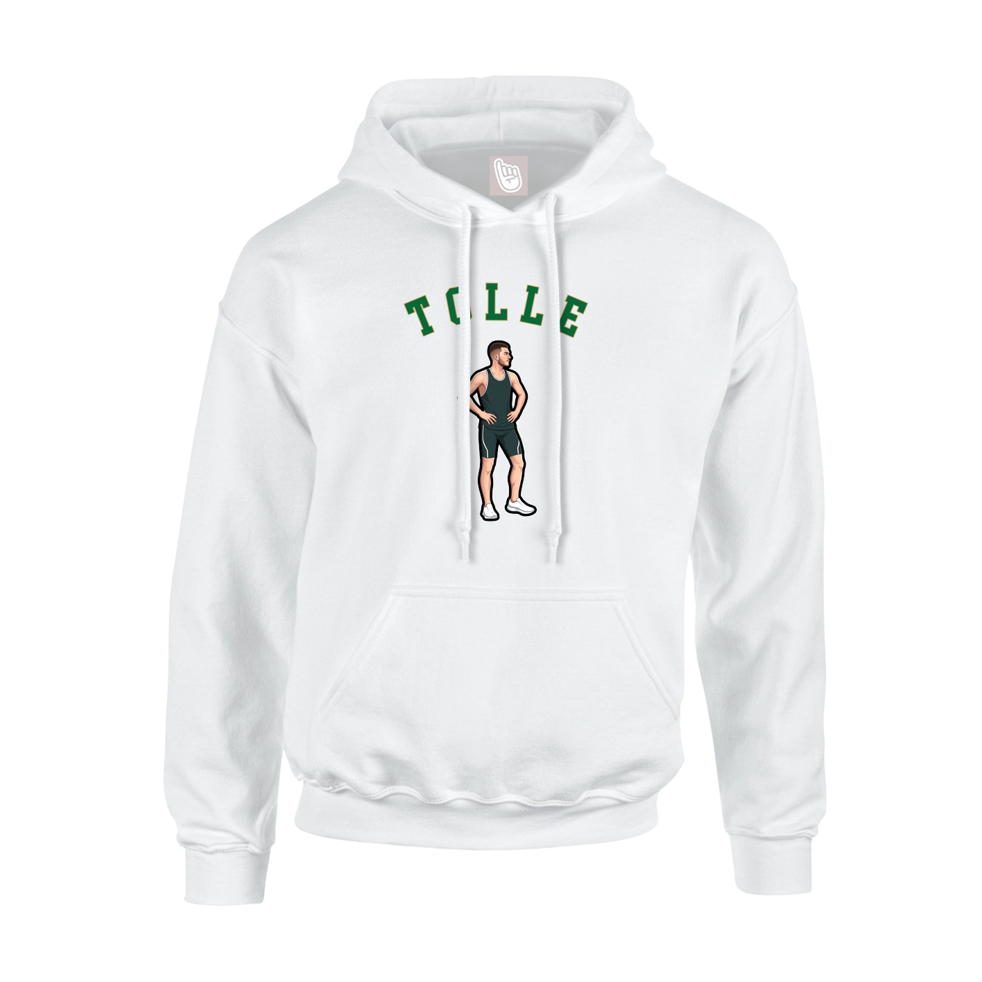 Youth Hoodie — Shirsey Arch in White