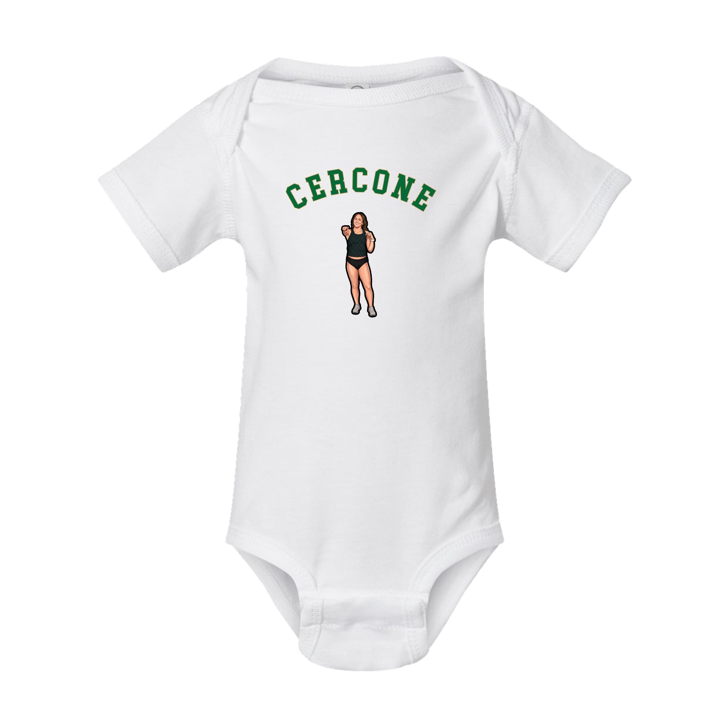 Baby Onesie — Shirsey Arch in White