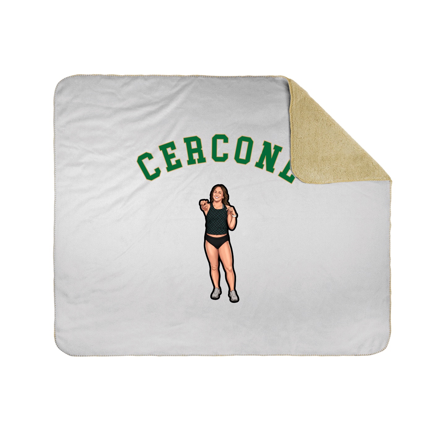 Throw Blanket — Shirsey Arch in White