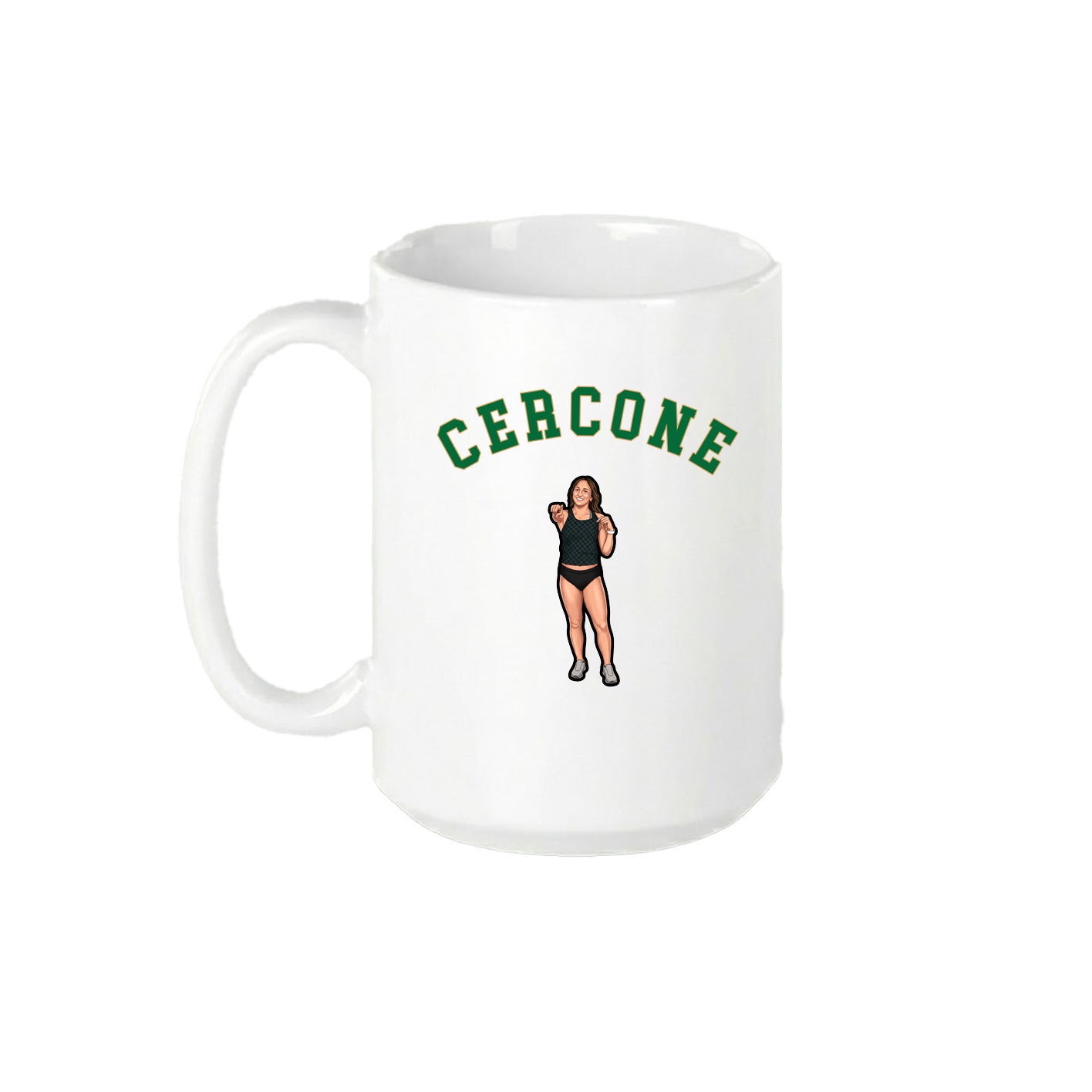 15oz Coffee Mug — Shirsey Arch in White