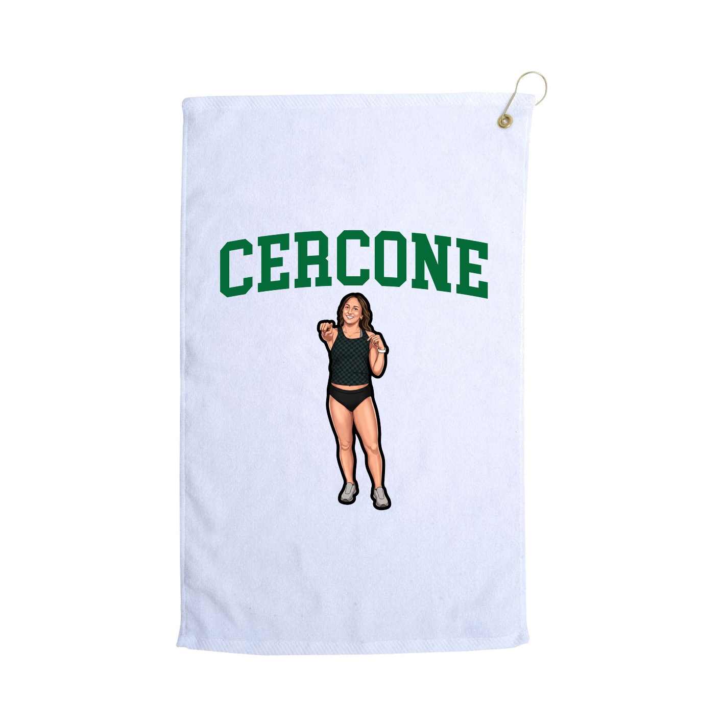 Golf Towel — Shirsey in White