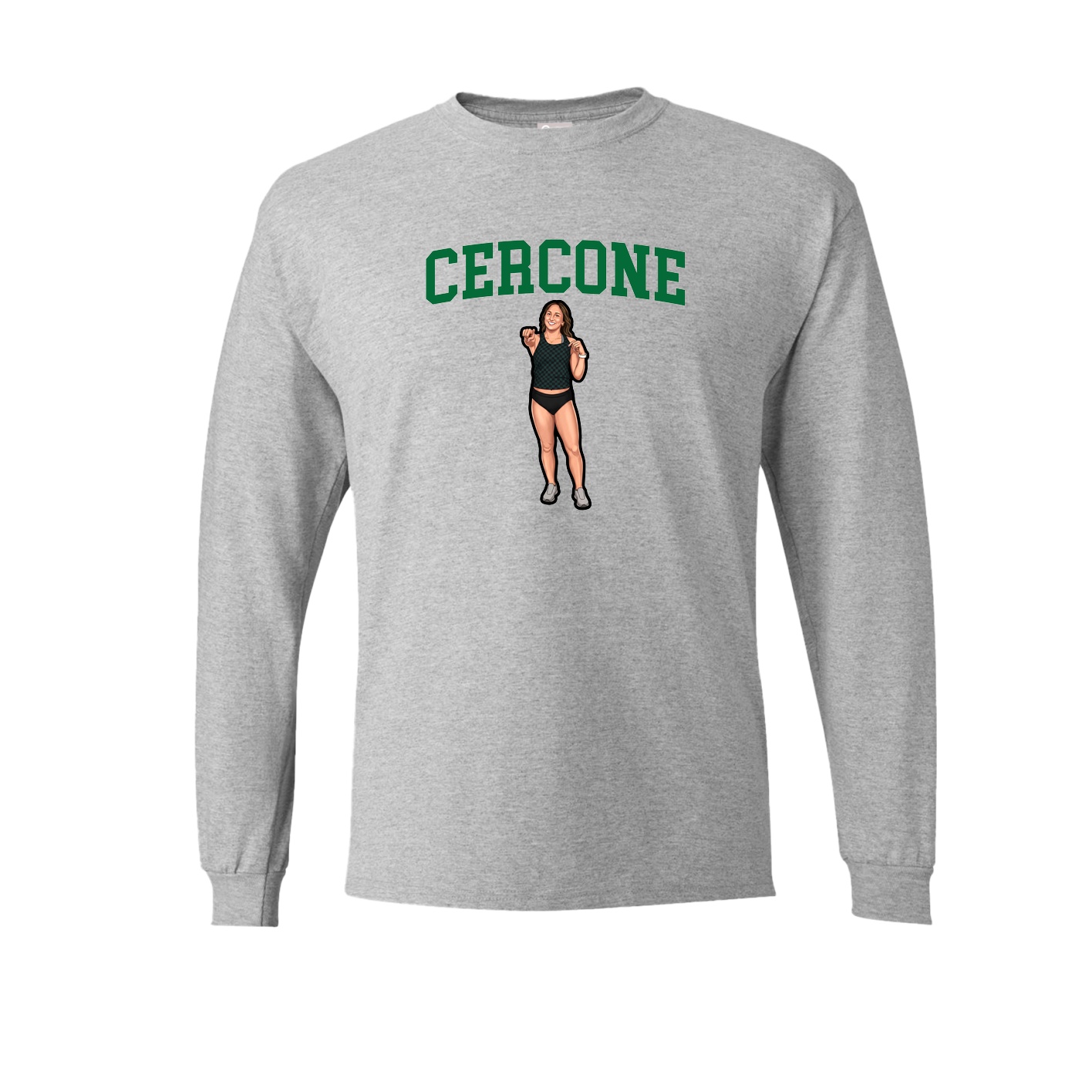 Long Sleeve Tee — Shirsey in Grey