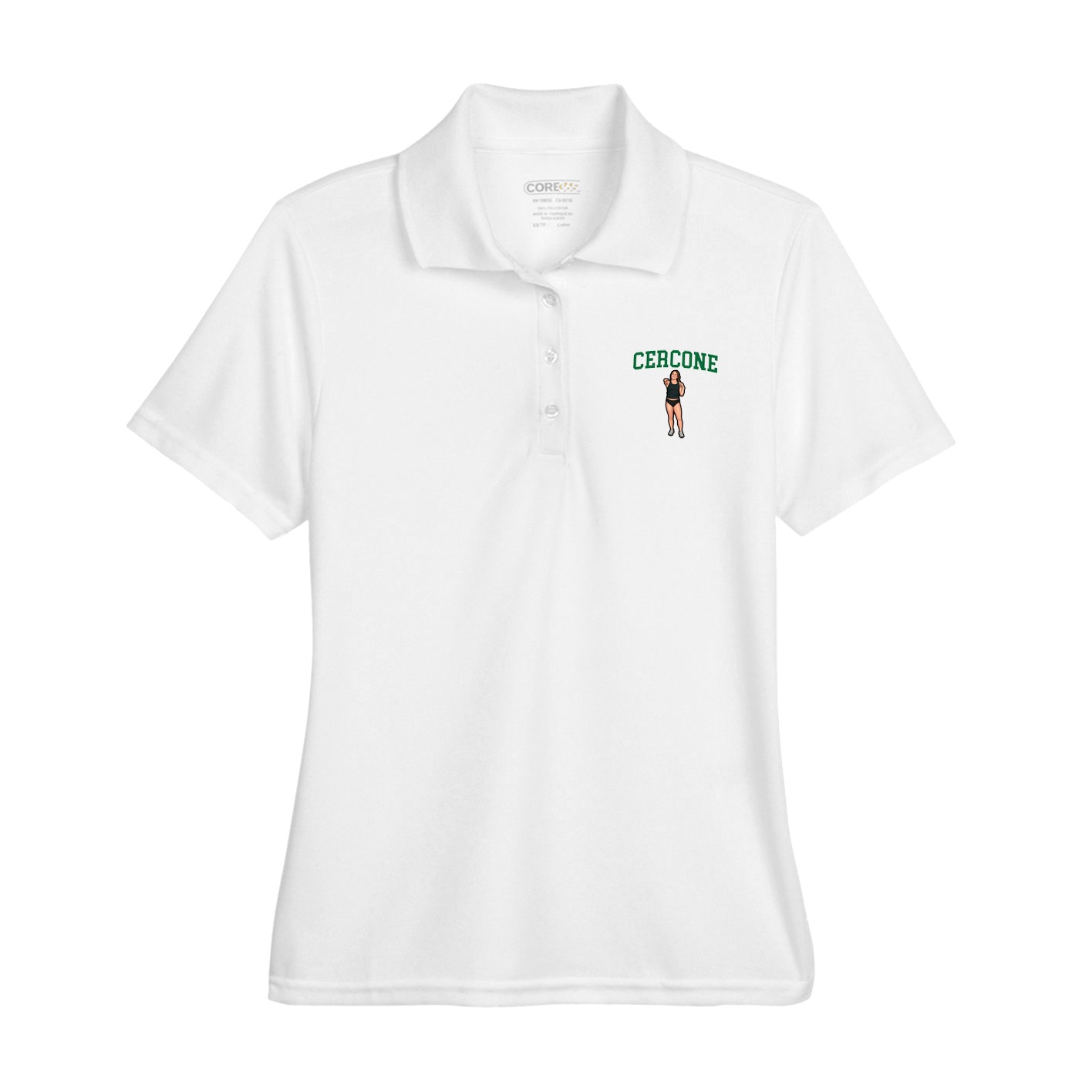 Womens Performance Polo — Shirsey in White